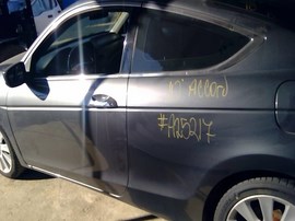 2010 HONDA ACCORD, GRAY, EX-L MODEL, 3.5, AT.  A25217